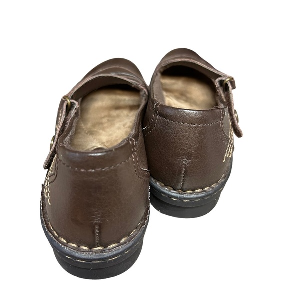 Thom McAn Womens Hawthorne Size 9 Brown Leather Slip On Mary Jane Comfort Shoe. - Picture 4 of 6